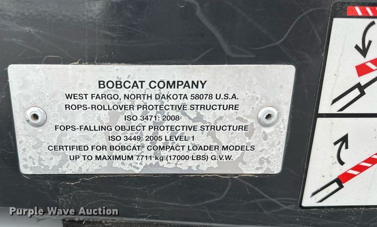 image for item NQ9407 2021 Bobcat T595  tracked skid steer loader