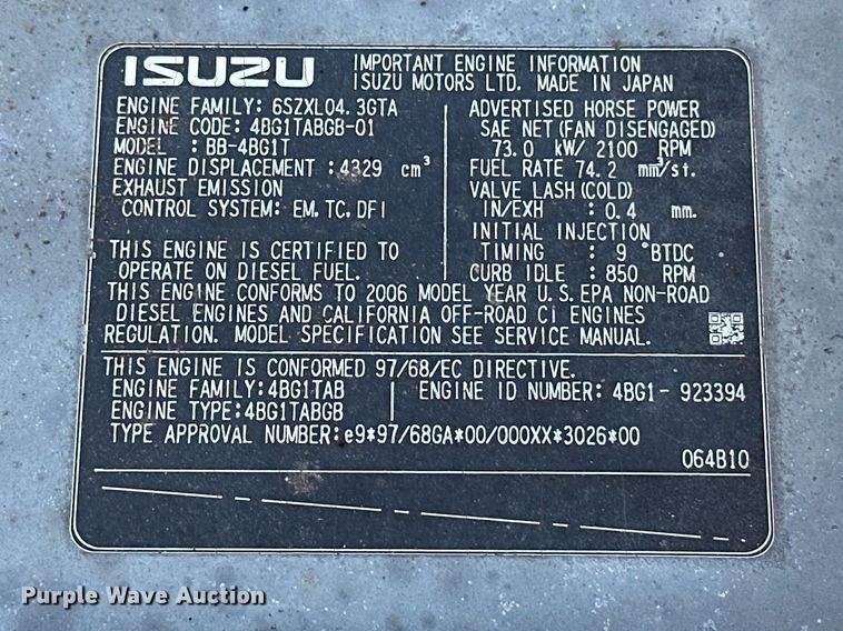 image for item NQ9463 2008 Link-Belt 130LX  excavator