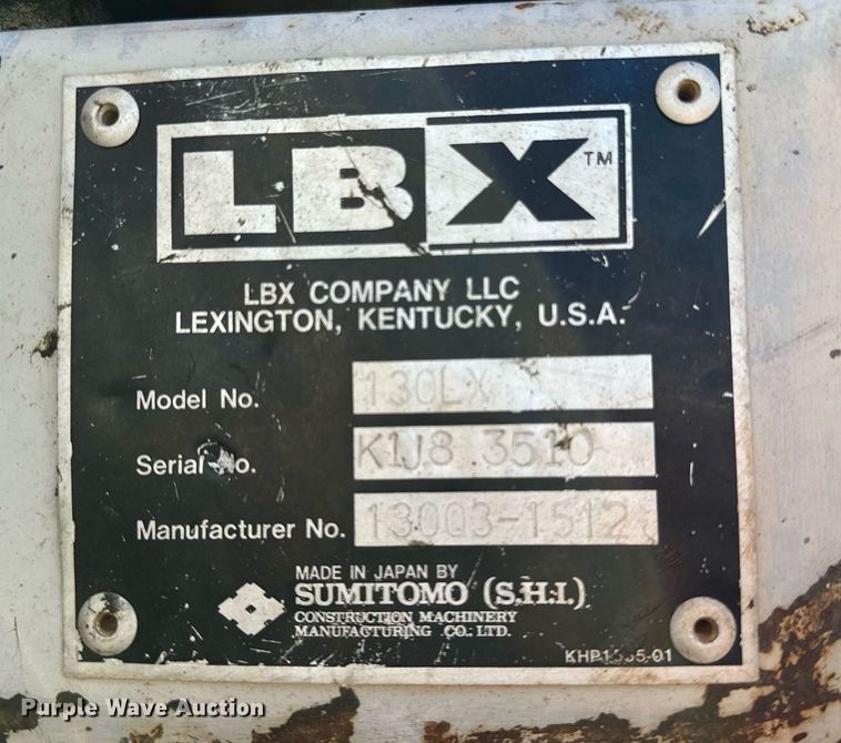 image for item NQ9463 2008 Link-Belt 130LX  excavator