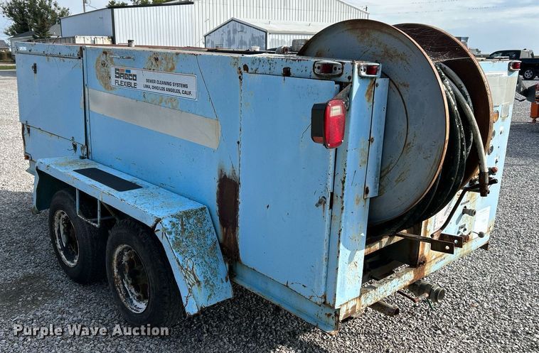 image for item NQ9935 1993 Sreco Flexible HV2060TR/L  sewer jetter trailer