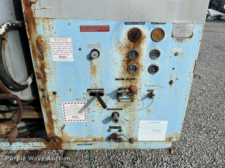 image for item NQ9935 1993 Sreco Flexible HV2060TR/L  sewer jetter trailer