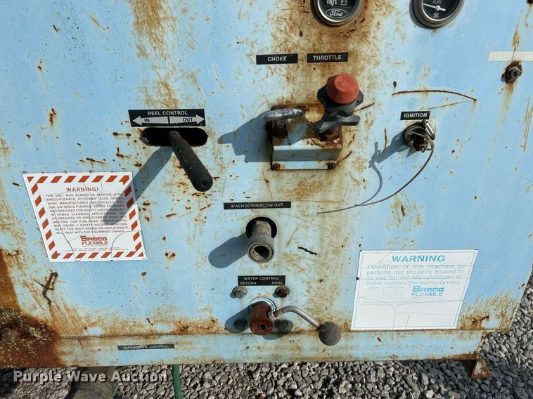 image for item NQ9935 1993 Sreco Flexible HV2060TR/L  sewer jetter trailer