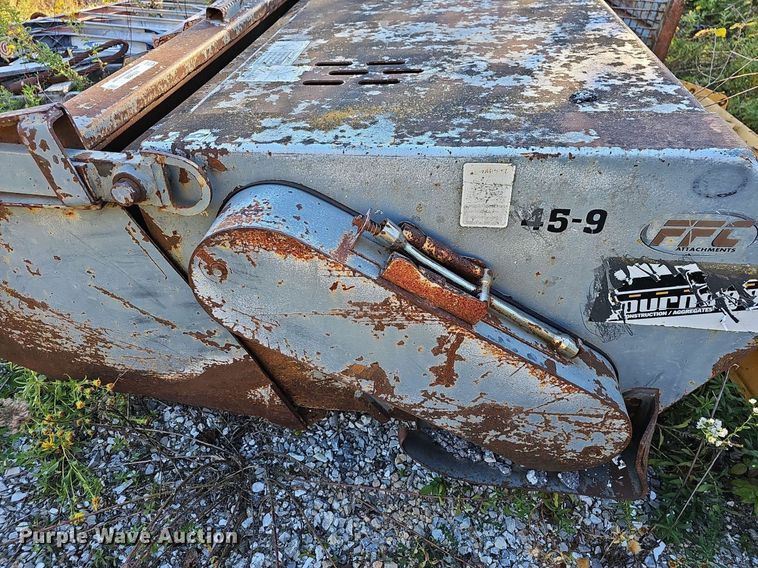 image for item NT9998 2002 FFC LAF3576 skid steer landscape rake