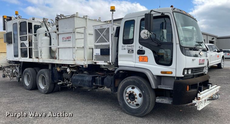 image for item NX9871 1998 Chevrolet T8500  paint striper truck