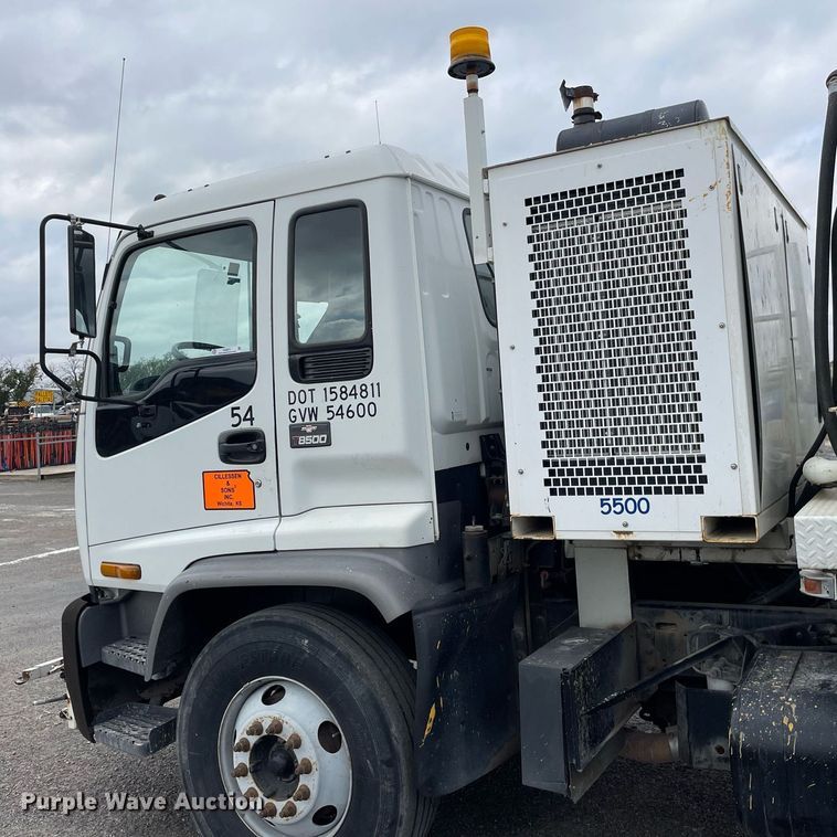 image for item NX9871 1998 Chevrolet T8500  paint striper truck