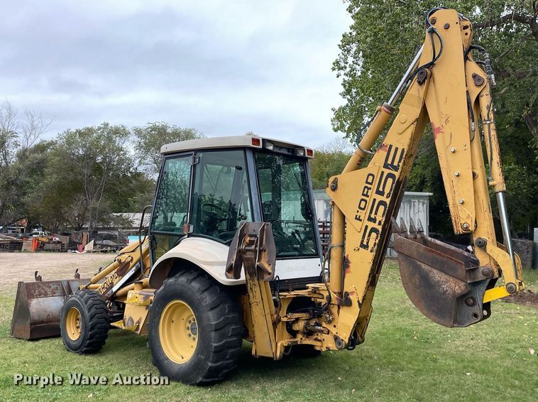 image for item NX9898 New Holland 555E  backhoe