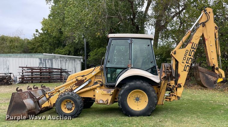 image for item NX9898 New Holland 555E  backhoe