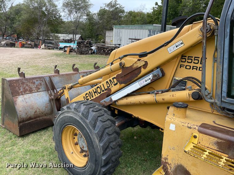 image for item NX9898 New Holland 555E  backhoe