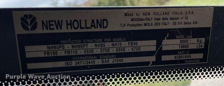 image for item NX9898 New Holland 555E  backhoe