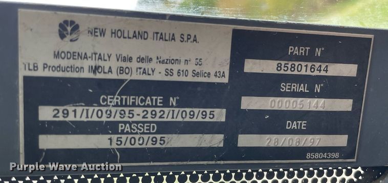 image for item NX9898 New Holland 555E  backhoe