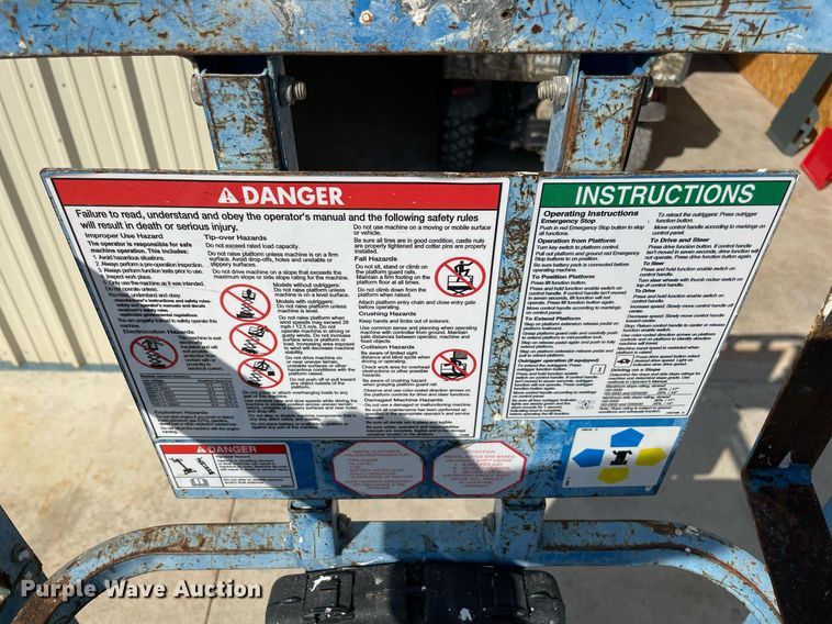 image for item NY9972 2014 Genie GS-2632  scissor lift