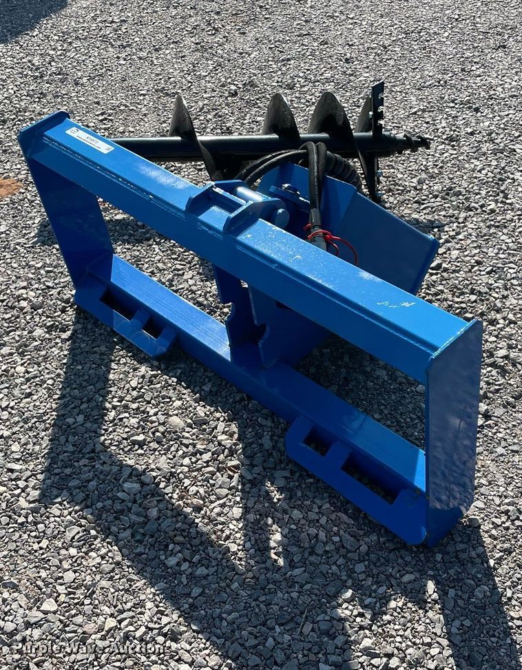 Skid steer auger in Marlow, OK Item NY9973 sold Purple Wave