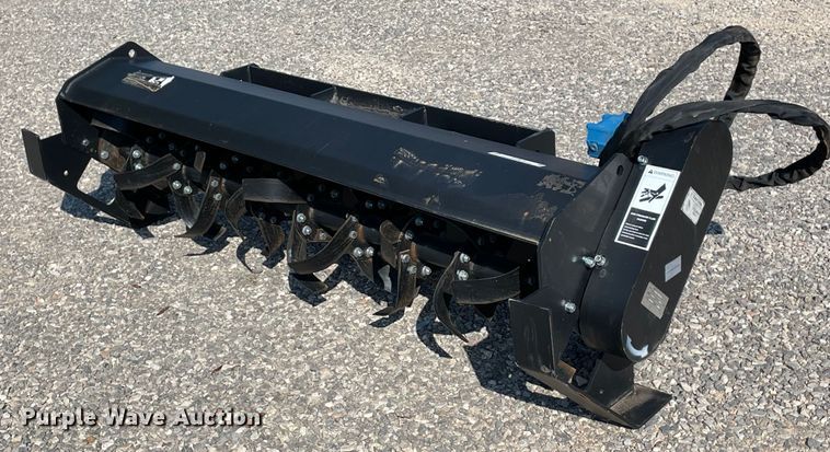 image for item NY9975 72" W skid steer tiller