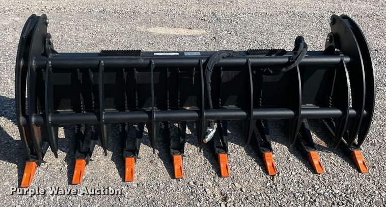 image for item NY9976 78" W skid steer grapple bucket