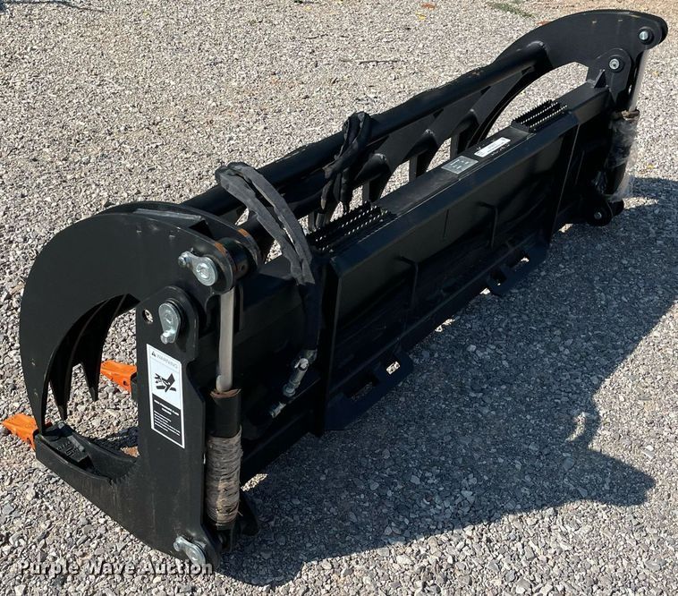 image for item NY9976 78" W skid steer grapple bucket