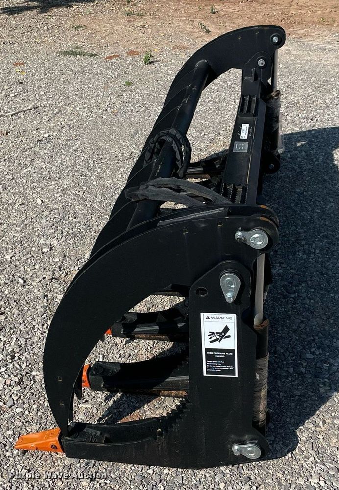 image for item NY9976 78" W skid steer grapple bucket