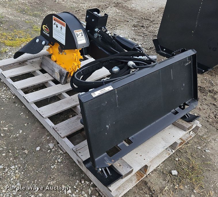 image for item NZ9030 Quick Attach  skid steer stump grinder