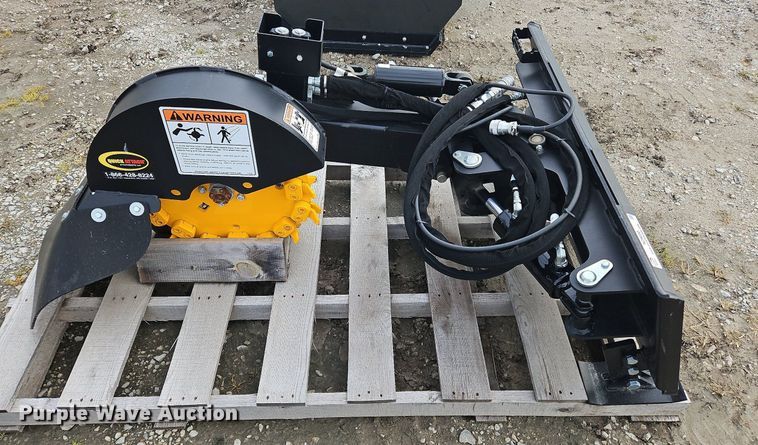 image for item NZ9030 Quick Attach  skid steer stump grinder