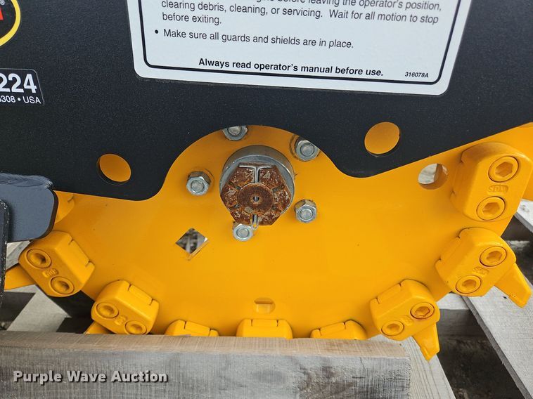 image for item NZ9030 Quick Attach  skid steer stump grinder