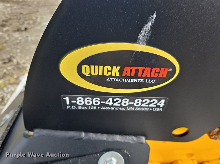 image for item NZ9030 Quick Attach  skid steer stump grinder