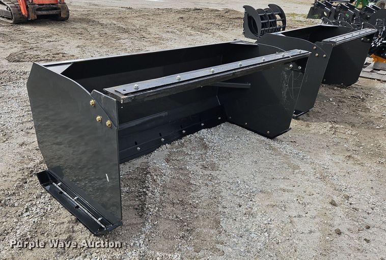 image for item NZ9034 CID SPUSH84  84" W skid steer snow pusher