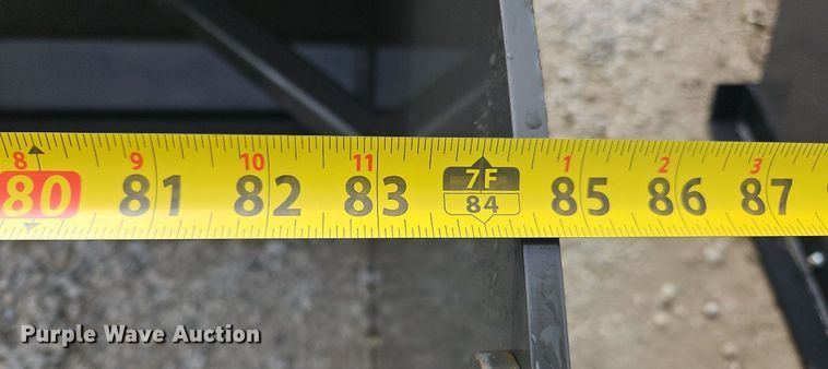 image for item NZ9034 CID SPUSH84  84" W skid steer snow pusher