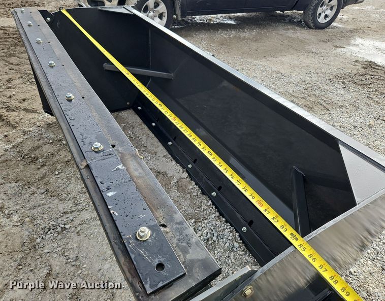 image for item NZ9034 CID SPUSH84  84" W skid steer snow pusher