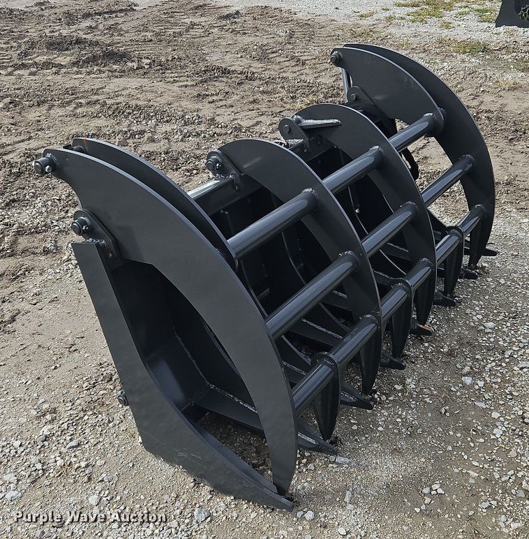 image for item NZ9035 CID HDGR63  63" W skid steer grapple bucket