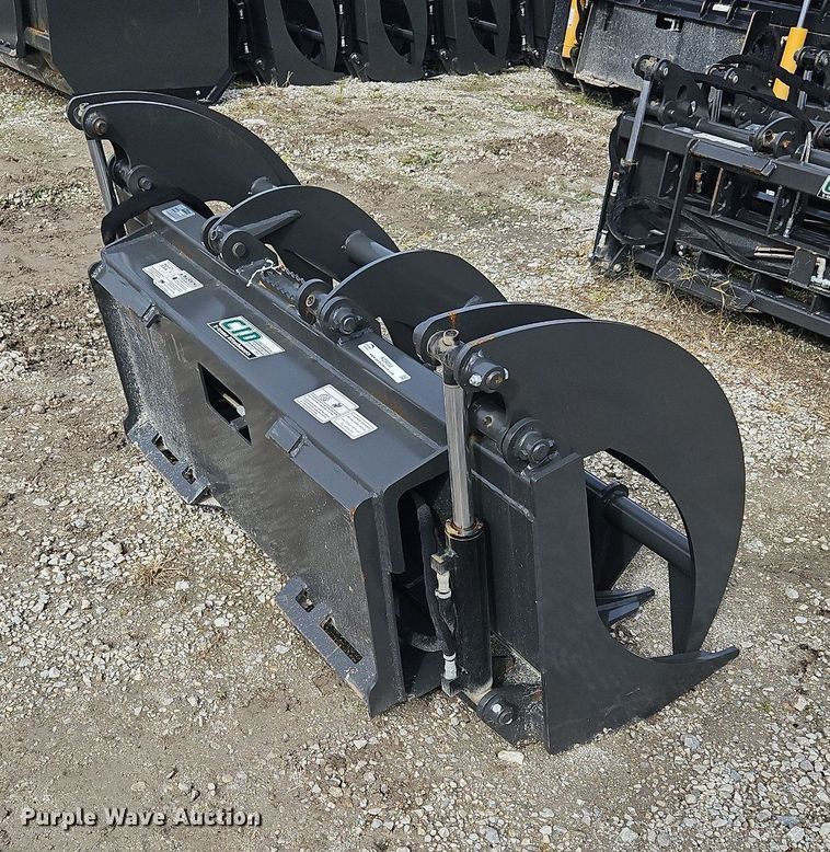 image for item NZ9035 CID HDGR63  63" W skid steer grapple bucket