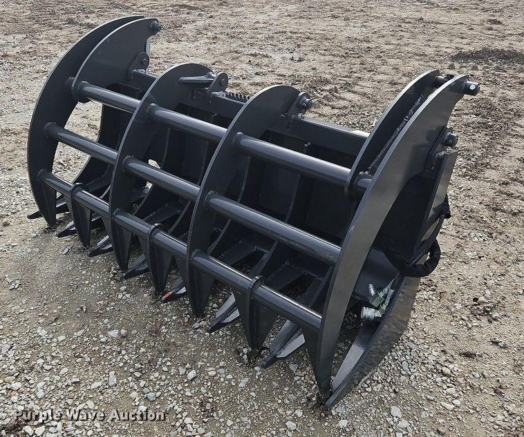 image for item NZ9035 CID HDGR63  63" W skid steer grapple bucket