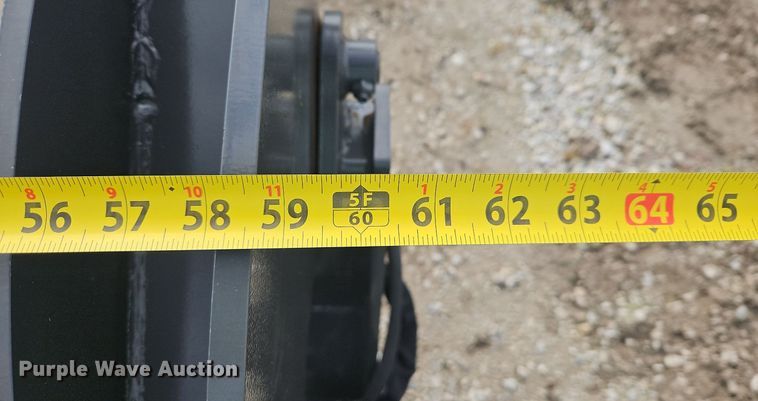 image for item NZ9035 CID HDGR63  63" W skid steer grapple bucket