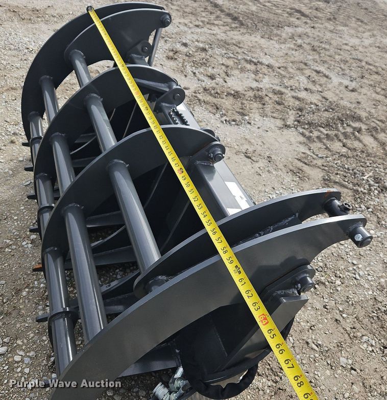 image for item NZ9035 CID HDGR63  63" W skid steer grapple bucket