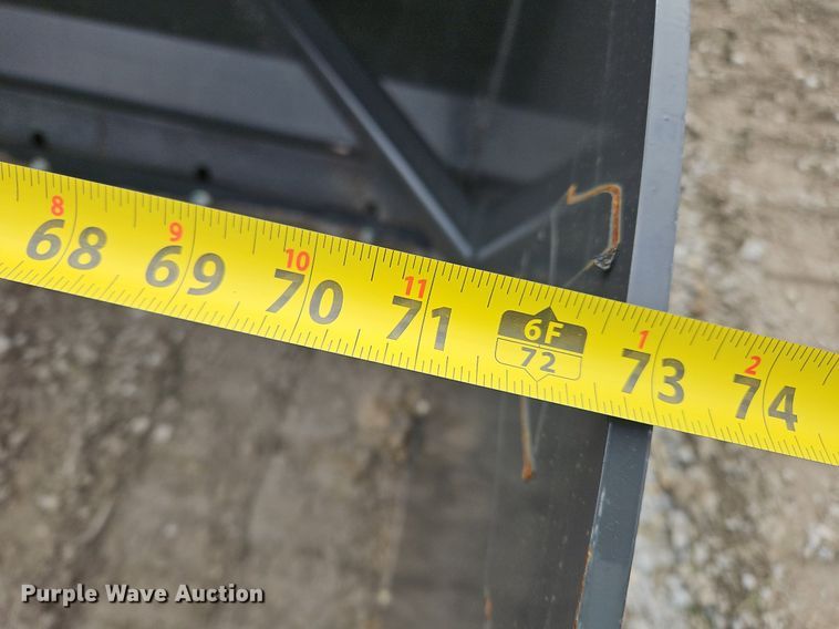 image for item NZ9037 CID SPUSH72  72" W skid steer snow pusher