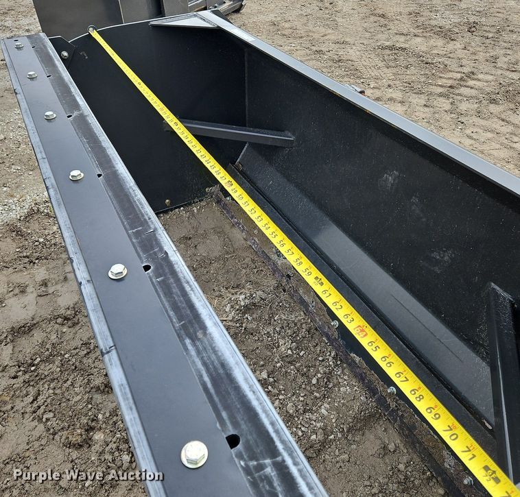 image for item NZ9037 CID SPUSH72  72" W skid steer snow pusher