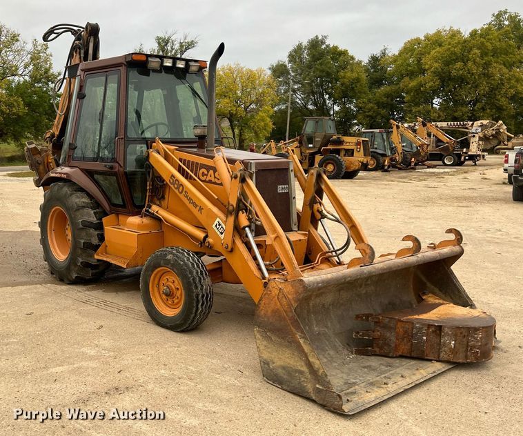 image for item OA9003 1993 Case 580 Super K  backhoe