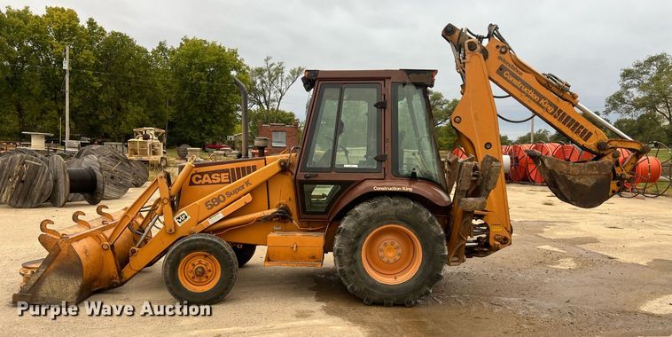 image for item OA9003 1993 Case 580 Super K  backhoe