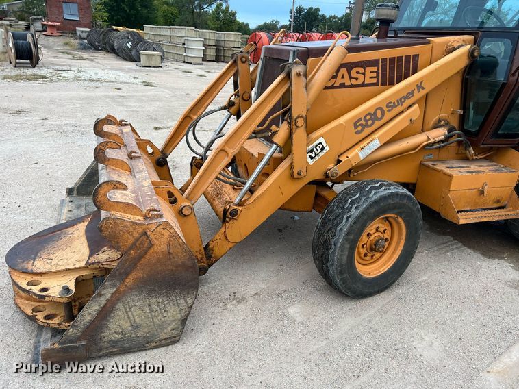 image for item OA9003 1993 Case 580 Super K  backhoe