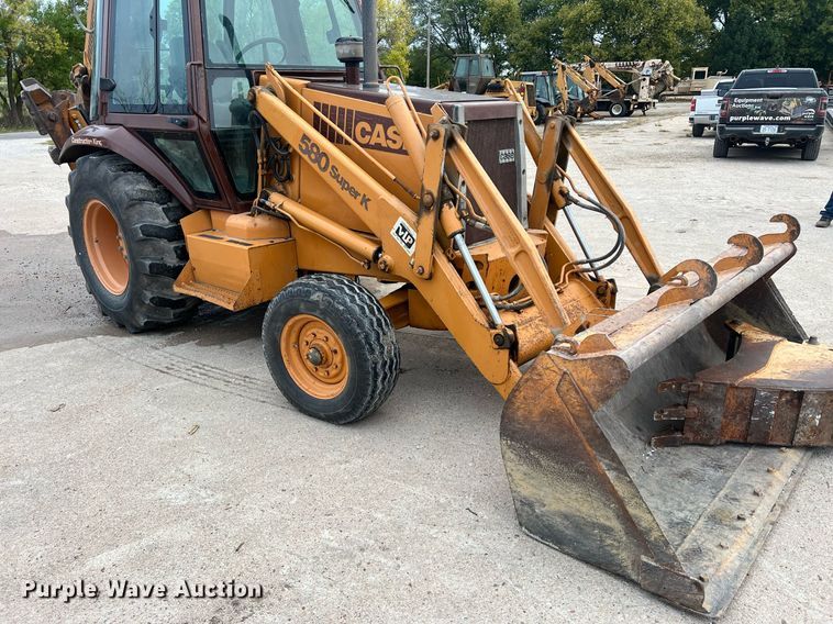 image for item OA9003 1993 Case 580 Super K  backhoe