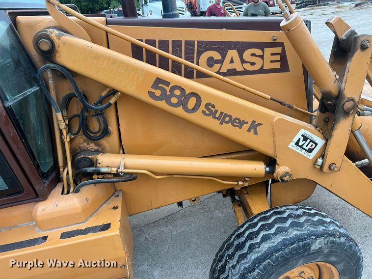 image for item OA9003 1993 Case 580 Super K  backhoe