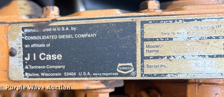 image for item OA9003 1993 Case 580 Super K  backhoe