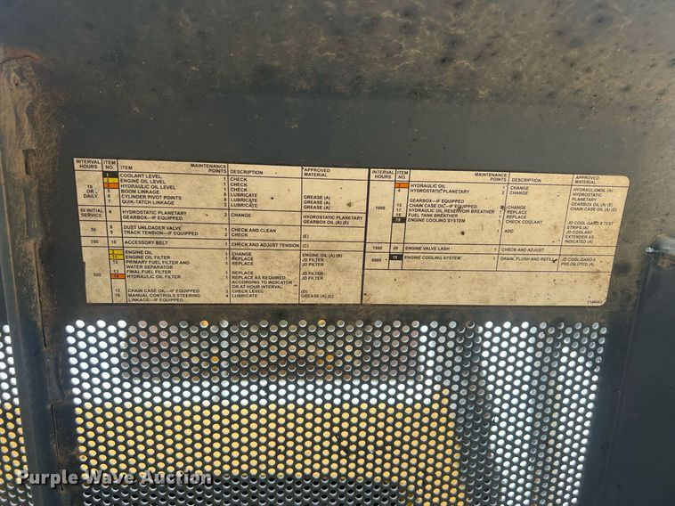 image for item OA9006 2014 John Deere 323E tracked skid steer loader