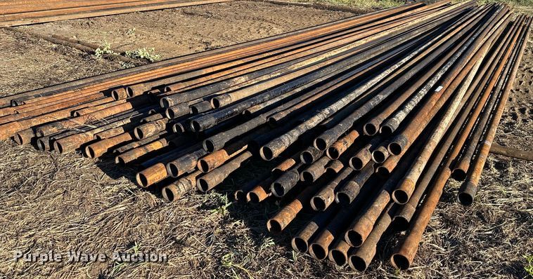 image for item OF9099 Approximately 100 oilfield pipe