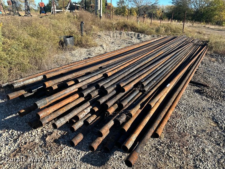 image for item OF9104 Approximately 100 oilfield pipe