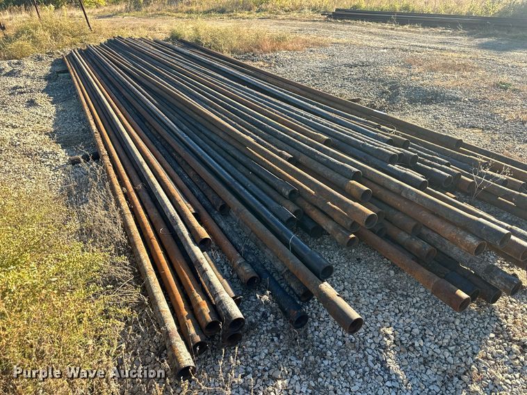image for item OF9104 Approximately 100 oilfield pipe