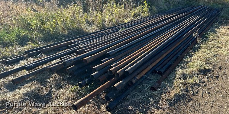 image for item OF9105 Approximately 100 oilfield pipe