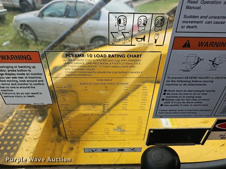 image for item OG9490 2017 Komatsu PC88MR-10  mini excavator