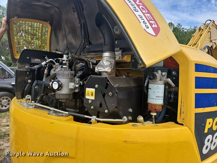 image for item OG9490 2017 Komatsu PC88MR-10  mini excavator