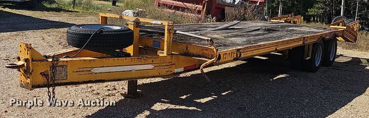 image for item OG9519 1994 CZ Engineering CZ18K  flatbed trailer