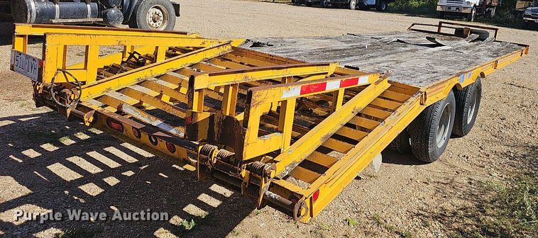 image for item OG9519 1994 CZ Engineering CZ18K  flatbed trailer