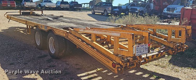 image for item OG9519 1994 CZ Engineering CZ18K  flatbed trailer